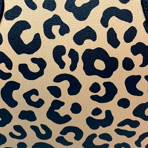 New Kate Spade New York Darcy Leopard Cheetah Large Satchel Shoulder Bag Purse - Picture 8 of 17